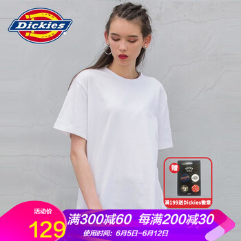 Dickies 撞色 短袖 T恤 女 圓領(lǐng)