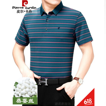 皮爾卡丹（pierrecardin） 短袖 男士T恤 H19-9390桔紅 