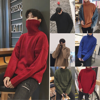 古萊登（GODLIKE） 七分袖 男士T恤 高領(lǐng)紅色 160/84B，XL，L，XXL，M，XXXL