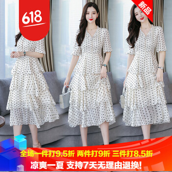 甜美飄逸長(zhǎng)裙，微胖女神的小心機(jī)