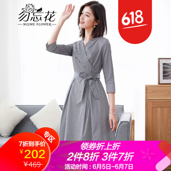 條紋連衣裙，拯救你的臉