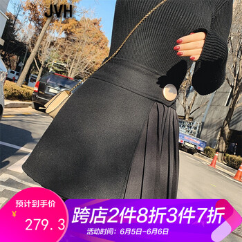 純色短裙，微胖妹子的小心機(jī)