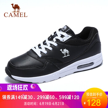 駱駝（CAMEL）跑步鞋黑色 男款/A732318195 