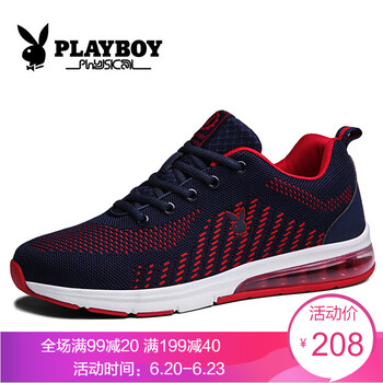 花花公子（PLAYBOY）男士藍(lán)紅 40