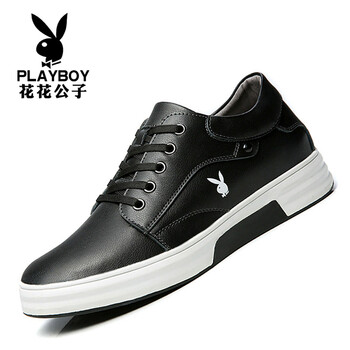 花花公子（PLAYBOY）男士黑色增高款 40