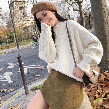 純色毛衣，穿出你的少女心