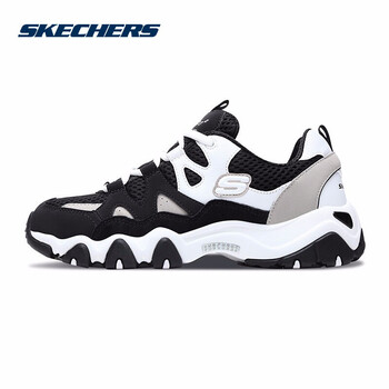 SKECHERS跑步鞋黑色/白色/BKW 35，36，37，38