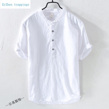 妃象 短袖 男士T恤 3305白色 