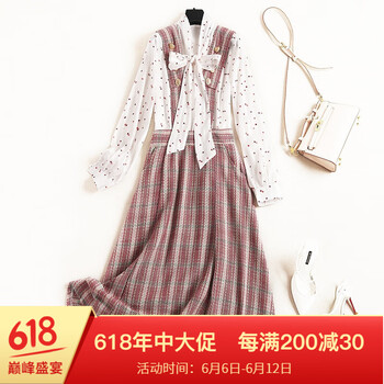 路也  口袋，拼接，拉鏈，紐扣，綁帶 連衣裙