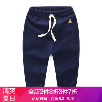 童裝深藍色褲