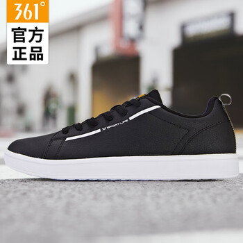 361°板鞋曜石黑/361度白 35，37，38，35及以下，39，40