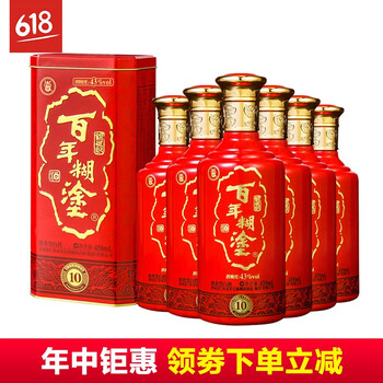 百年糊涂43375mL-500mL，450mL 濃香型，濃香
