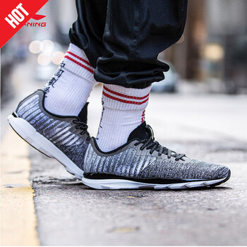李寧（LI-NING）跑步鞋-7黑/白/黯淡灰 