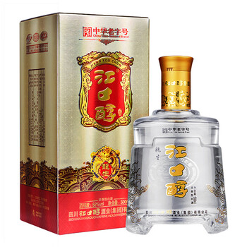 江口醇（jiangkouchun）52度375mL-500mL，500ml 濃香型，濃香
