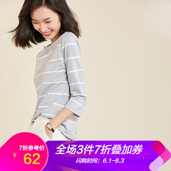 七分,流行,元素,藍(lán)白打底衫,趨勢,新款,樣式