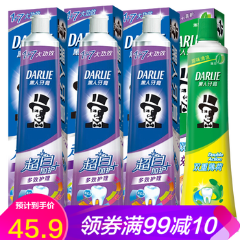 黑人（DARLIE）牙膏570g