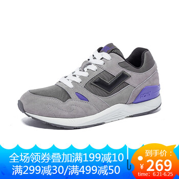 普尼（PONY）跑步鞋深灰色（女） 44，35，36，37，38，39，40，41，42，43