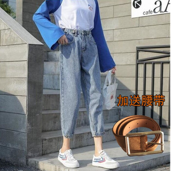 寬松九分褲，微胖美眉的顯瘦之選