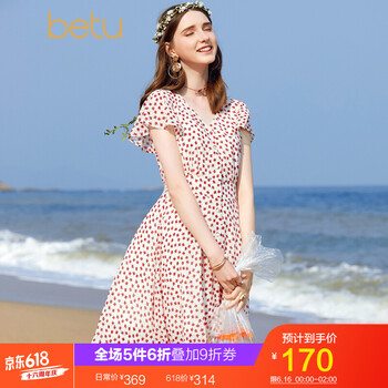 百圖（betu） 碎花 印花 連衣裙