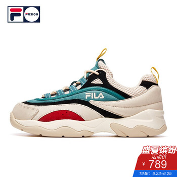 斐樂（FILA）跑步鞋微白/深叢綠A-SG 