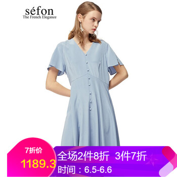 荷葉邊連衣裙，讓你清涼又有范