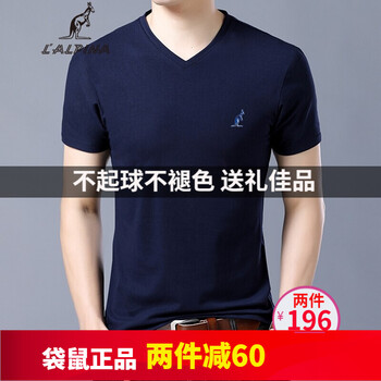 阿爾皮納袋鼠（L＇ALPINA ） 短袖 男士T恤 藏青 