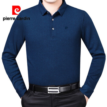 皮爾卡丹（pierrecardin） 長袖 男士T恤 蘭色 