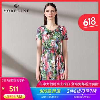 氣質(zhì)印花長(cháng)裙，讓你變身浪漫女神
