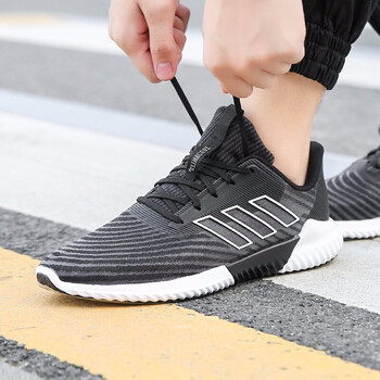 阿迪達斯（adidas）跑步鞋B75874/藍白夏季 