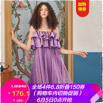 復(fù)古條紋連衣裙，打造優(yōu)雅少女感