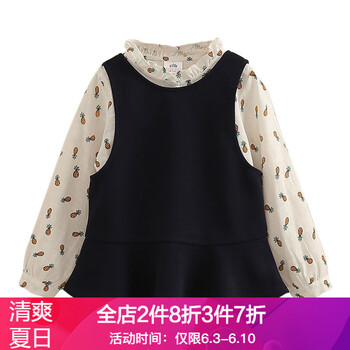女童無(wú)袖襯衣
