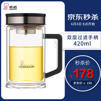 喝出健康水，雙層防燙玻璃杯