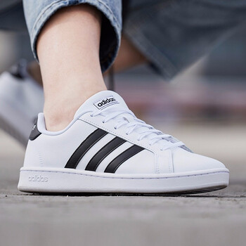 阿迪達斯（Adidas）板鞋F(xiàn)36392亮白+1號黑色 