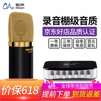 魅聲 T6-3 手持 麥克風(fēng) 黑色（贈(zèng)送箱子）