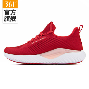 361度跑步鞋F(xiàn)1紅/粉杏桃 35，36，37，38，39，40