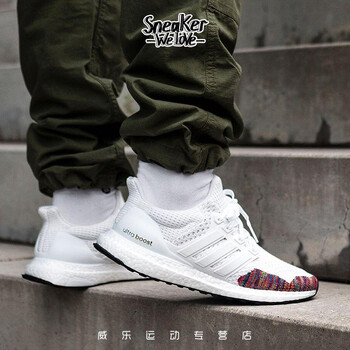 阿迪達(dá)斯（Adidas）跑步鞋白色BB7800 