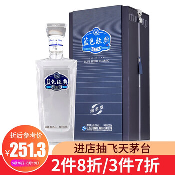洋河40.8375ml-500ml 濃香型，濃香