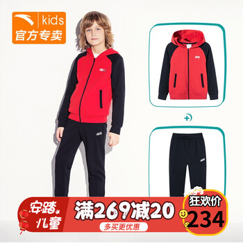 秋裝童裝男安踏