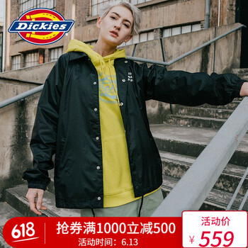 dickies  長(zhǎng)袖 女 短外套 抽繩，印花