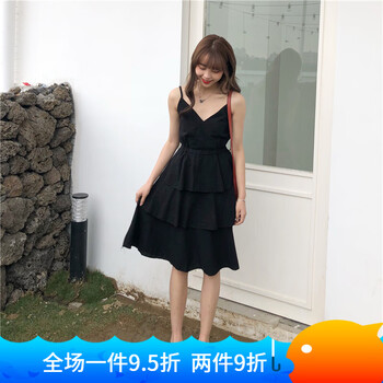 純色系吊帶裙，讓你告別微胖界