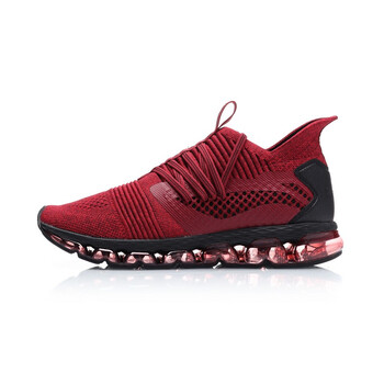 李寧（LI-NING）跑步鞋公牛紅/單車(chē)紅 
