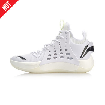 李寧（LI-NING）籃球鞋標(biāo)準(zhǔn)白/標(biāo)準(zhǔn)黑(音速7) 42