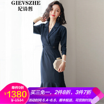 純色連衣裙，微胖妹子的福音！