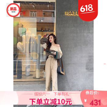 時尚高腰闊腿褲，微胖女神