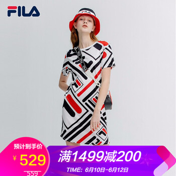 FILA  印花 連衣裙