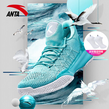 安踏（ANTA）籃球鞋-1/熒光水綠 