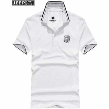 吉普（JEEP） 長(zhǎng)袖 男士T恤 1085白色 