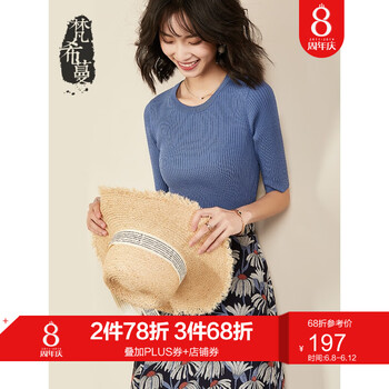 梵希蔓（vimly） 花邊 短袖 T恤 女 圓領(lǐng)