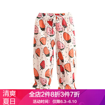 女童小腳花褲