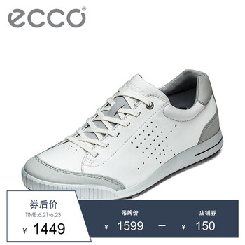 愛步（ECCO）男士白色15060454322 